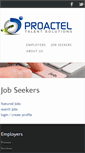 Mobile Screenshot of jobs.proactel.com
